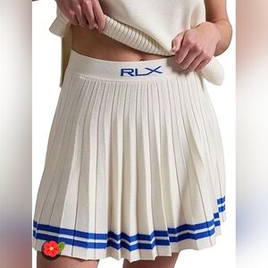 💋Ralph Lauren Cream Skirt with Blue Accents💋
